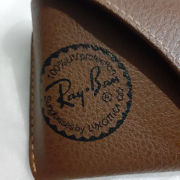 Ray Ban Vintage Special Edition Protective Eye/Sunglass Hard-shell Case Brown - Picture 2 of 5